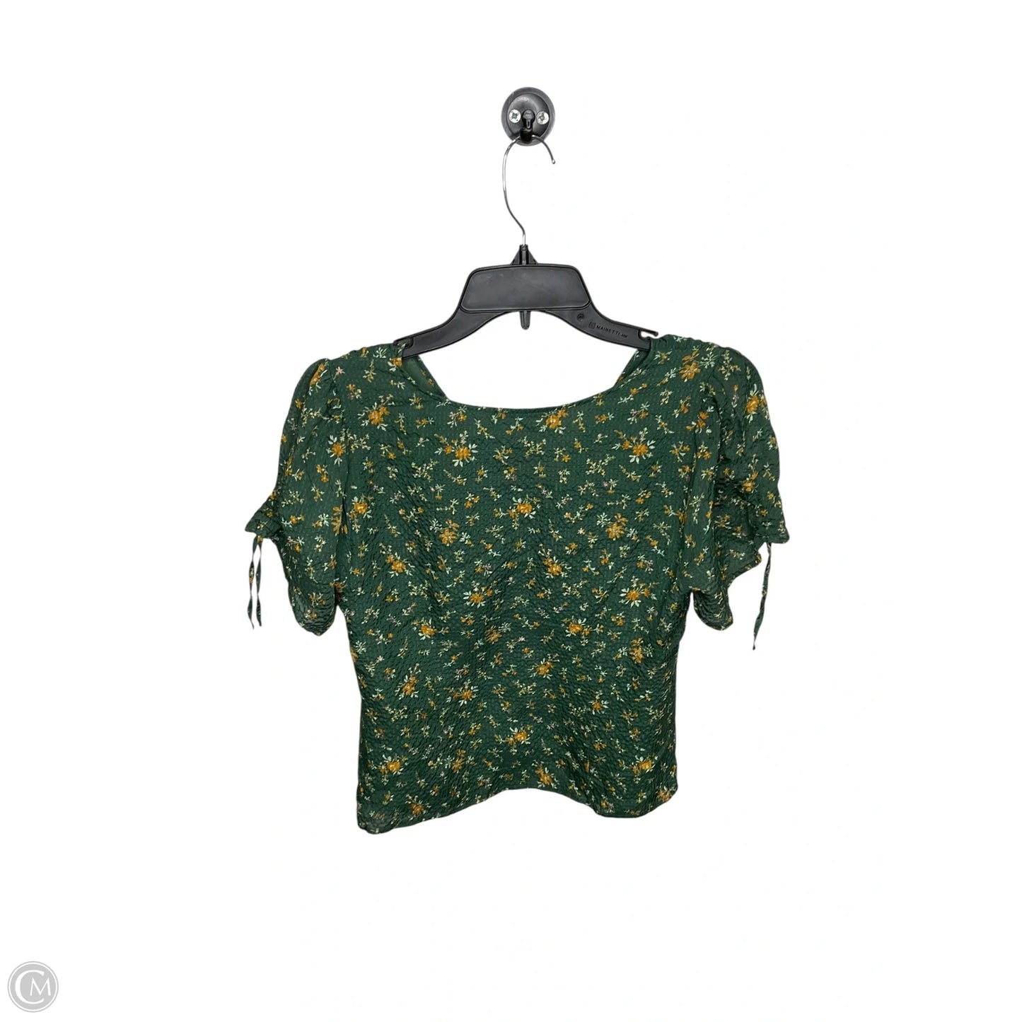 Top Short Sleeve By Madewell In Green, Size: S