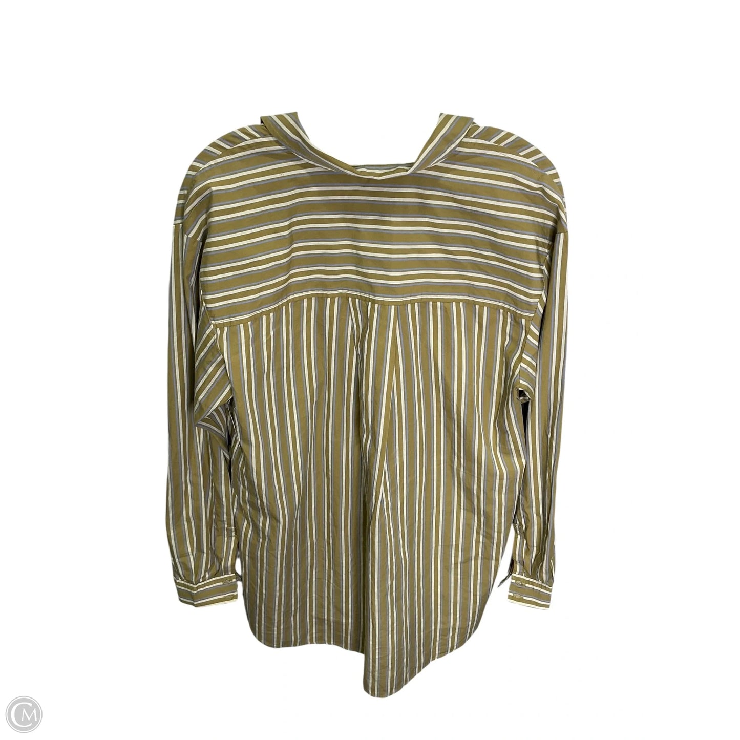 Top Long Sleeve By Anthropologie In Green, Size: M