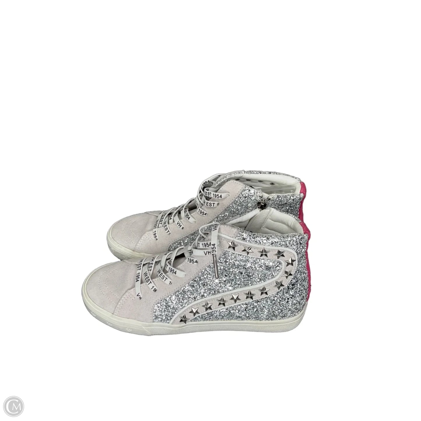Shoes Sneakers By Vintage Havana In Silver, Size: 10