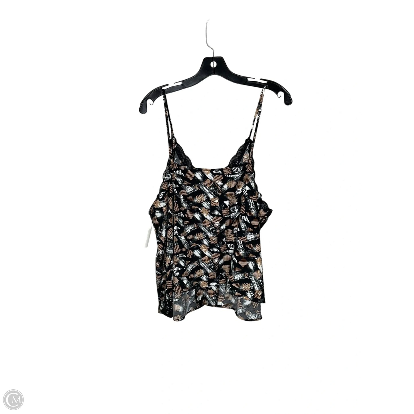 Tank Top By Bp In Black & Cream, Size: 3x
