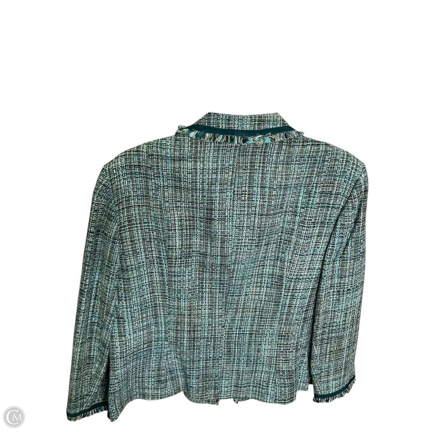 Blazer By Liz Claiborne In Aqua, Size: 16