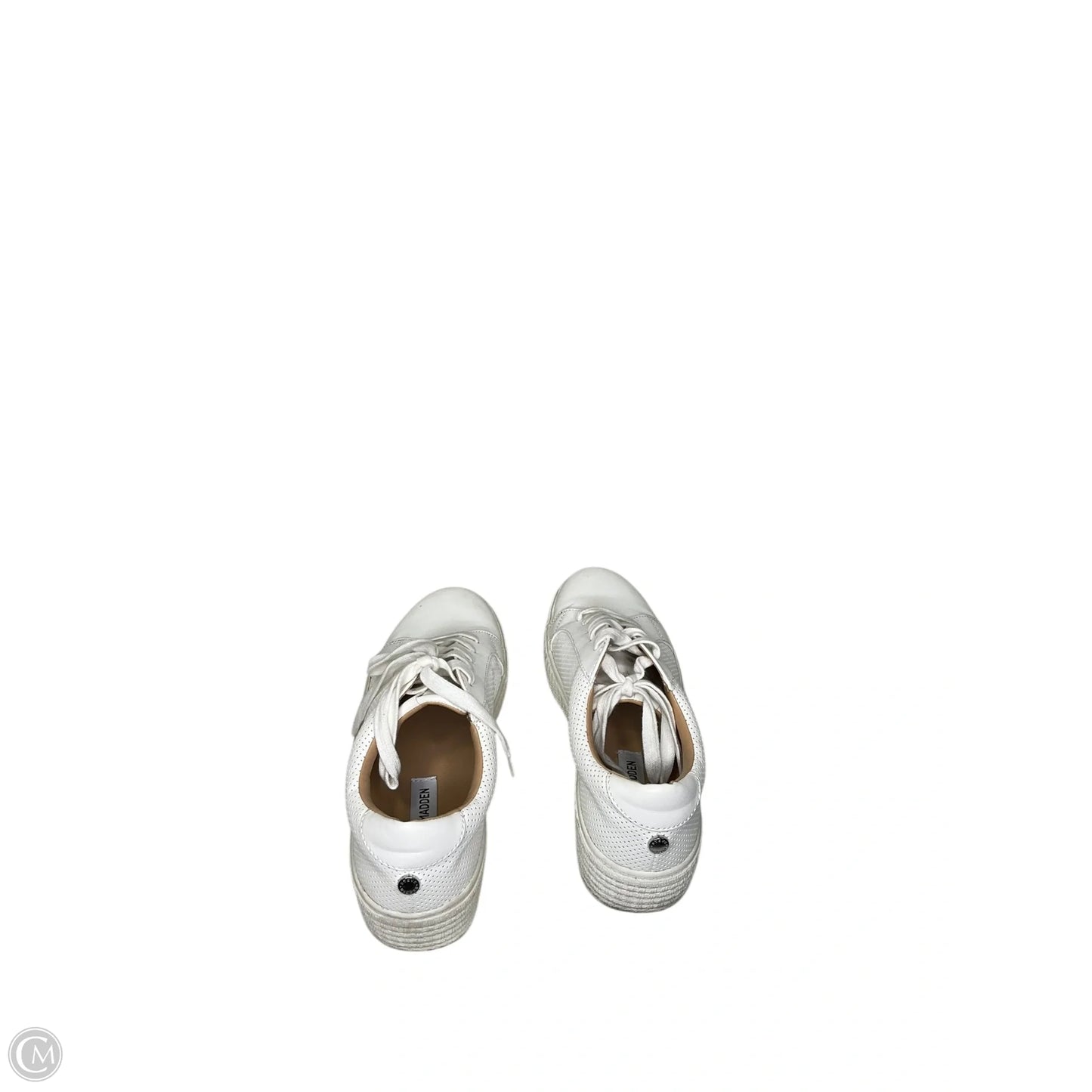 Shoes Sneakers By Steve Madden In White, Size: 9.5
