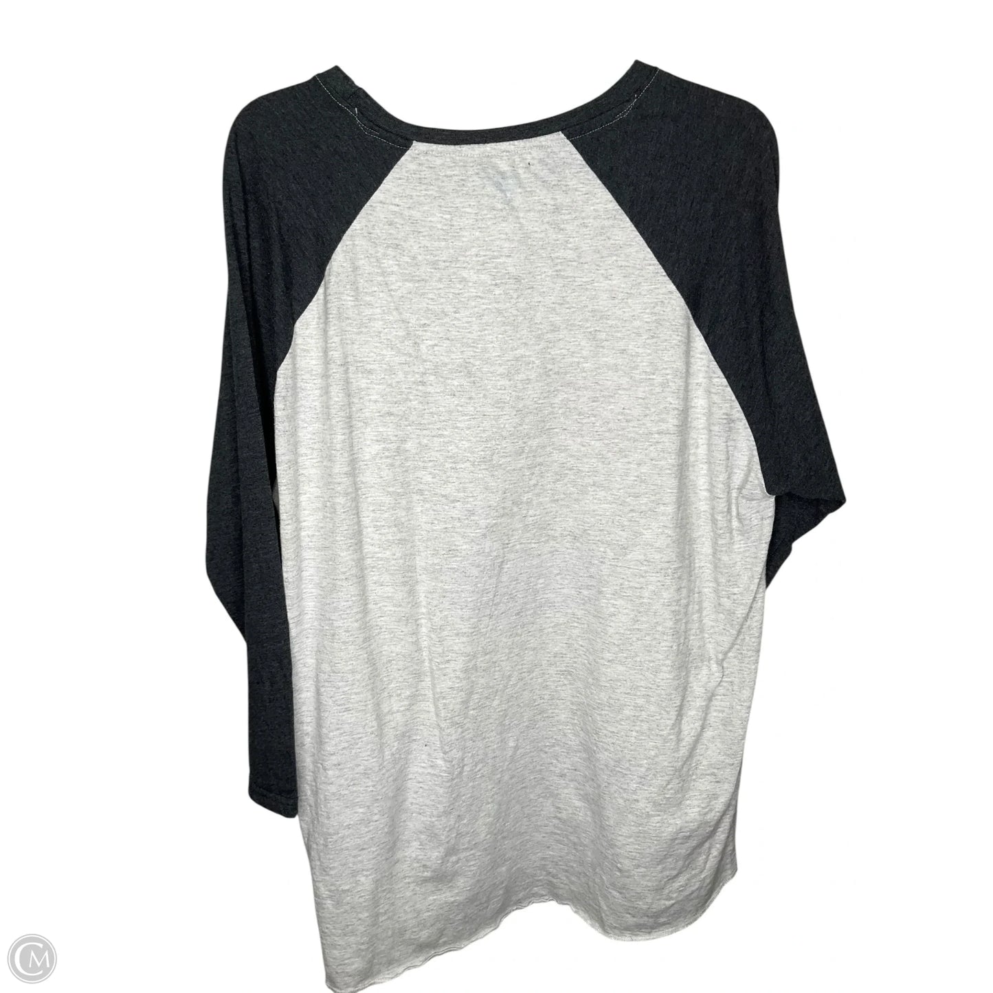 Top Long Sleeve By Clothes Mentor In Grey, Size: Xl
