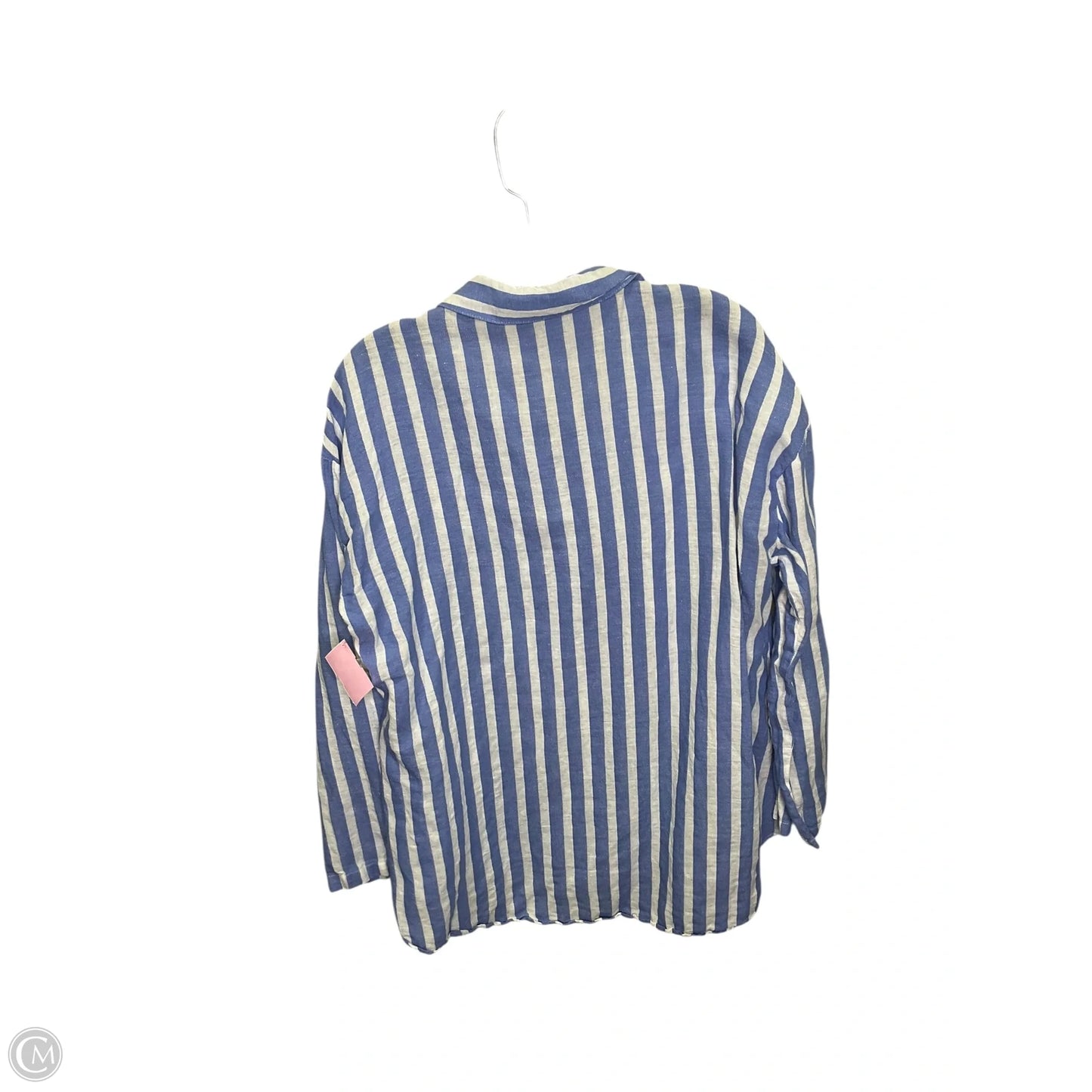 Top Long Sleeve By Charlie B In Blue, Size: L