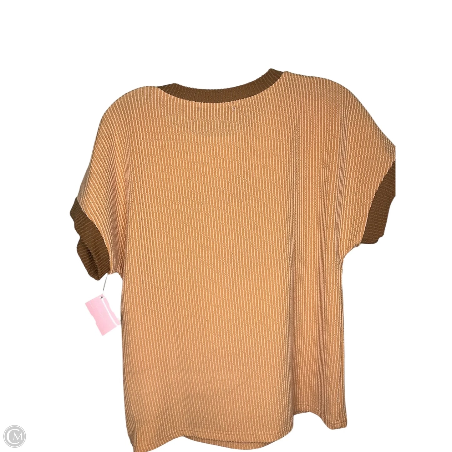 Top Short Sleeve By Clothes Mentor In Orange, Size: S