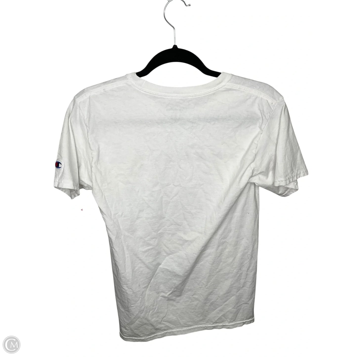 Top Short Sleeve By Champion In White, Size: S