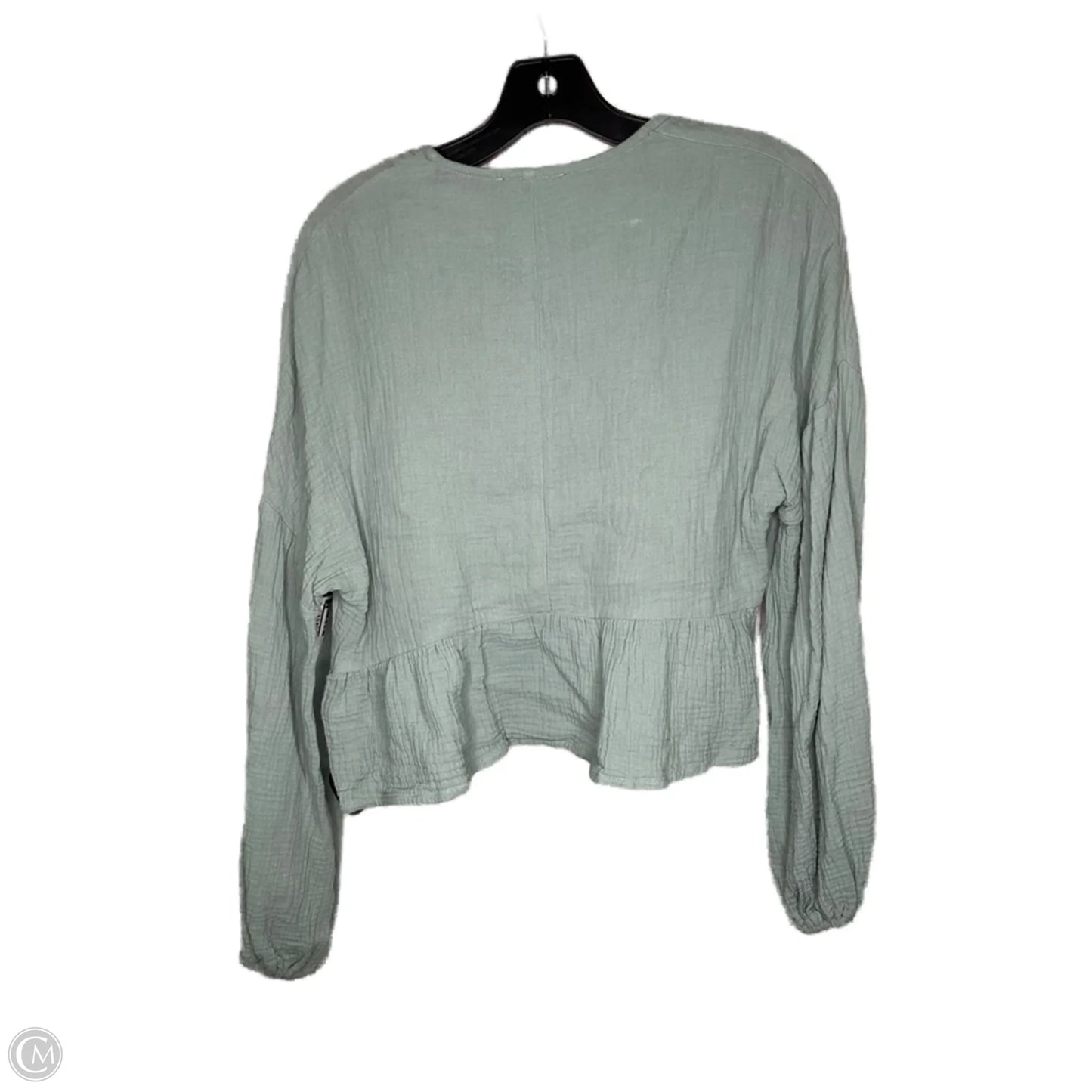 Top Long Sleeve By Altard State In Green, Size: S