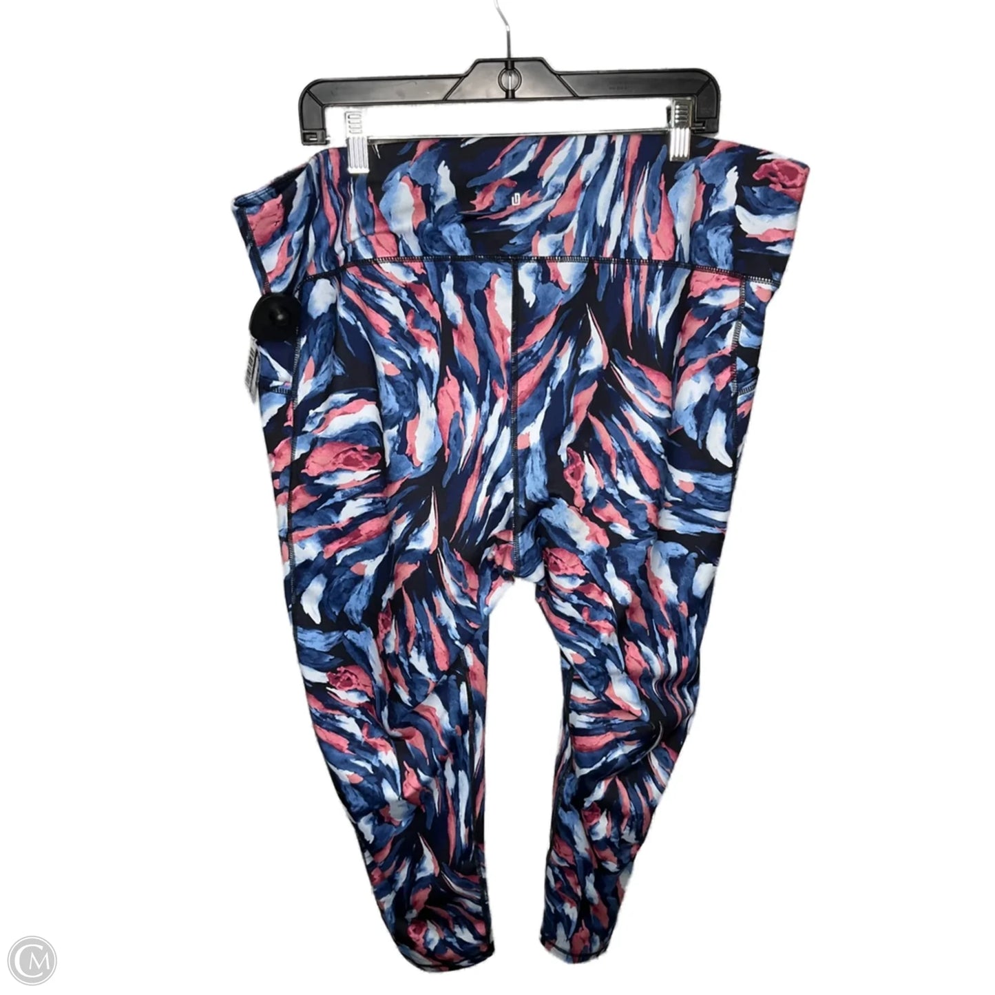 Athletic Leggings Capris By Ideology In Blue, Size: 3x