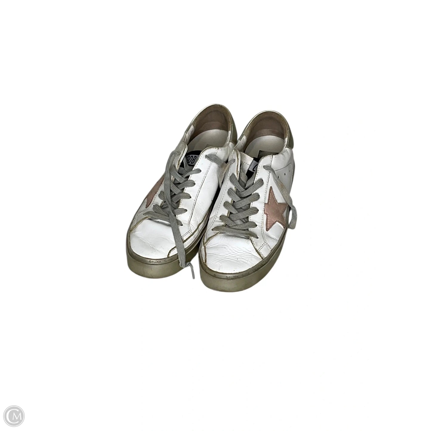 Shoes Luxury Designer By Golden Goose In White, Size: 7.5