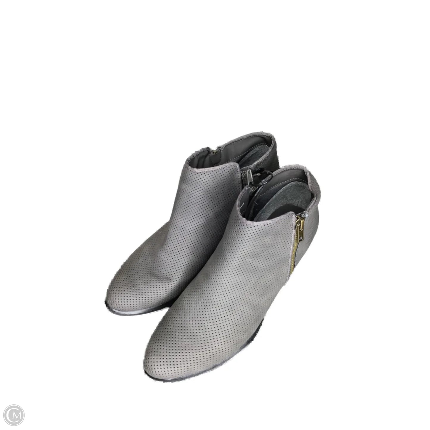 Boots Ankle Heels By Esprit In Grey, Size: 7.5