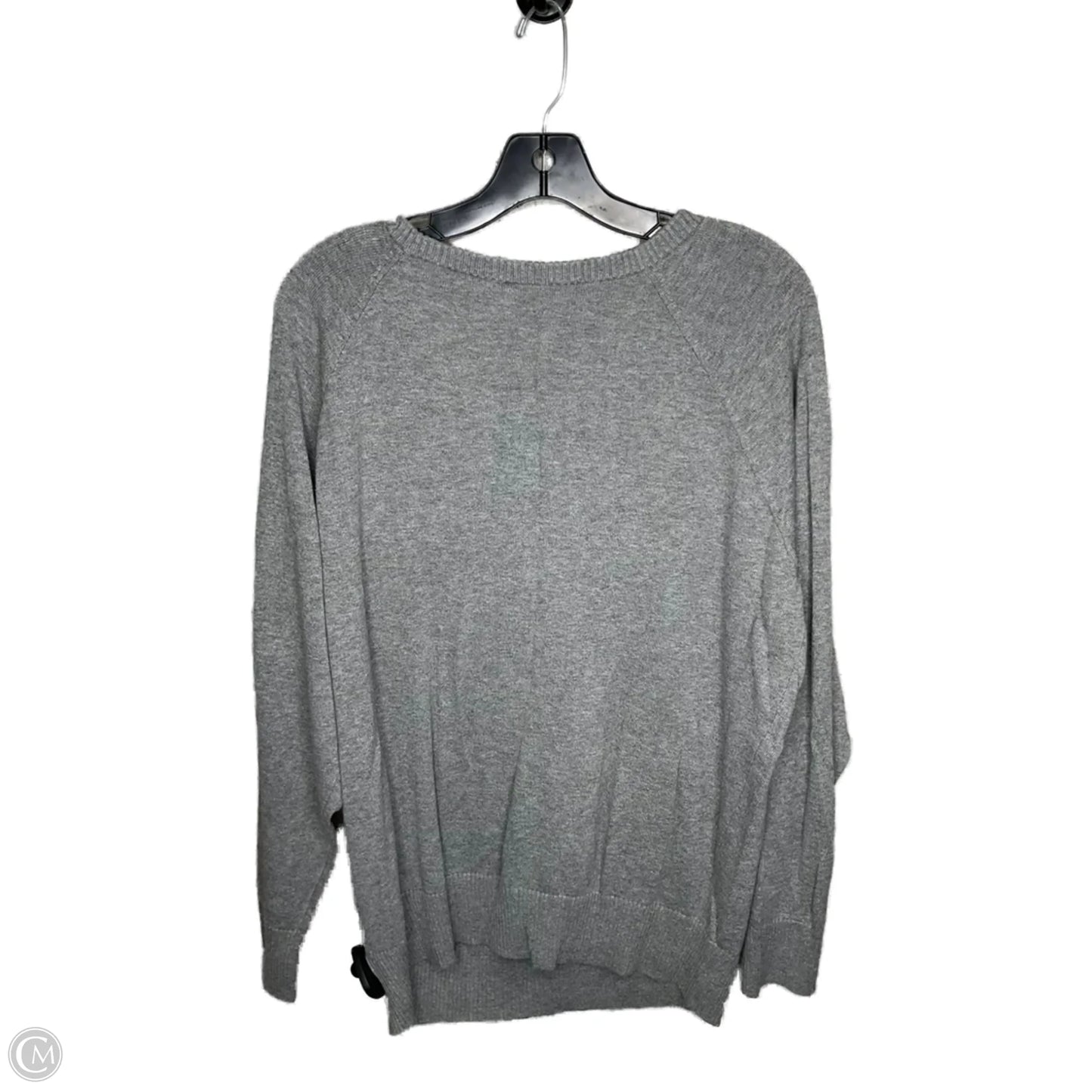 Top Long Sleeve By Torrid In Grey, Size: 1x