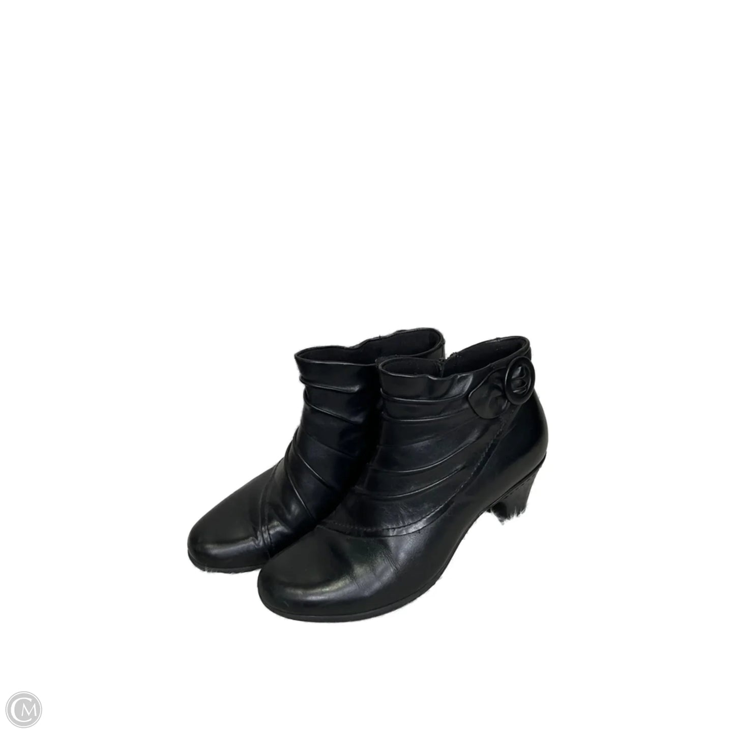 Boots Ankle Heels By Cobb Hill In Black, Size: 8.5