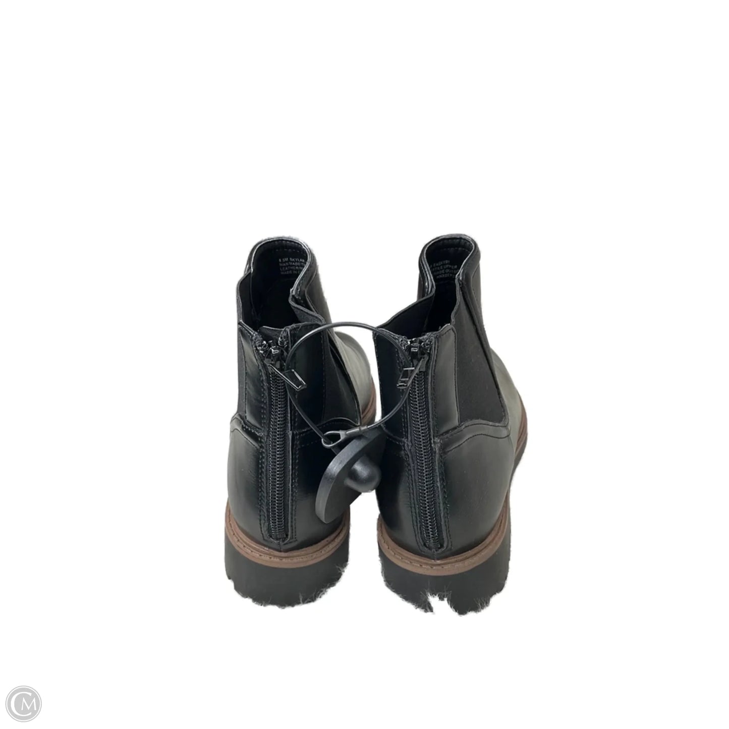 Boots Ankle Flats By Esprit In Black, Size: 8.5