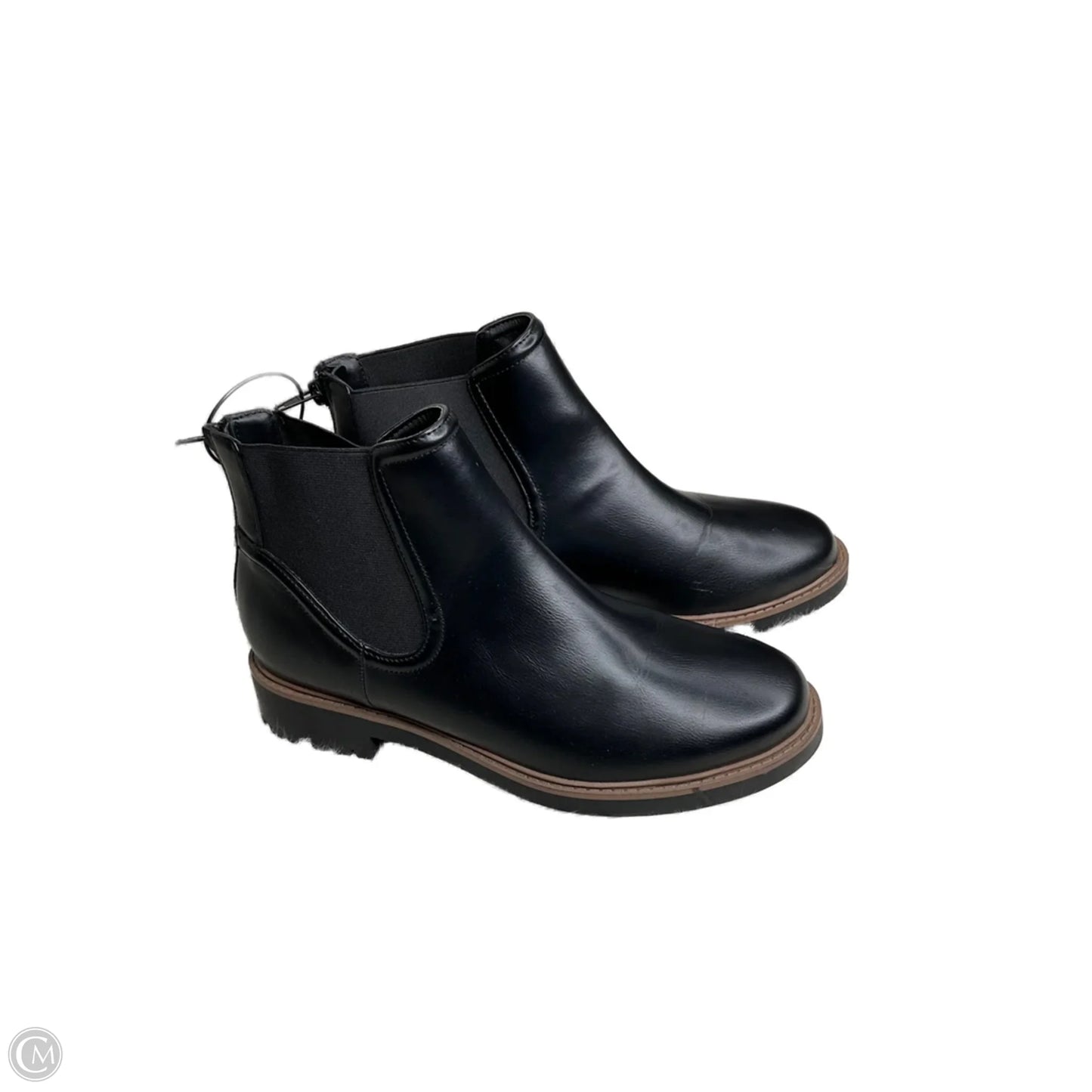 Boots Ankle Flats By Esprit In Black, Size: 8.5