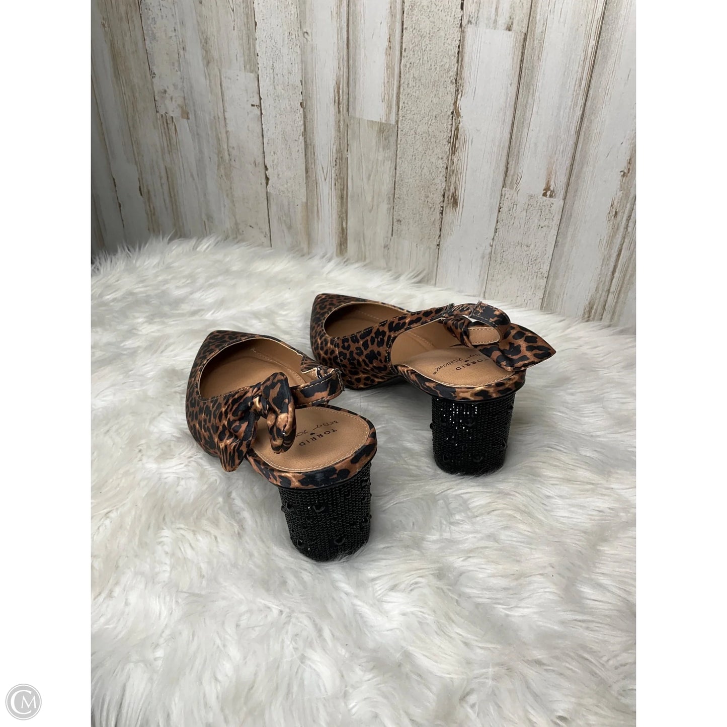 Shoes Heels Platform By Torrid In Animal Print, Size: 10