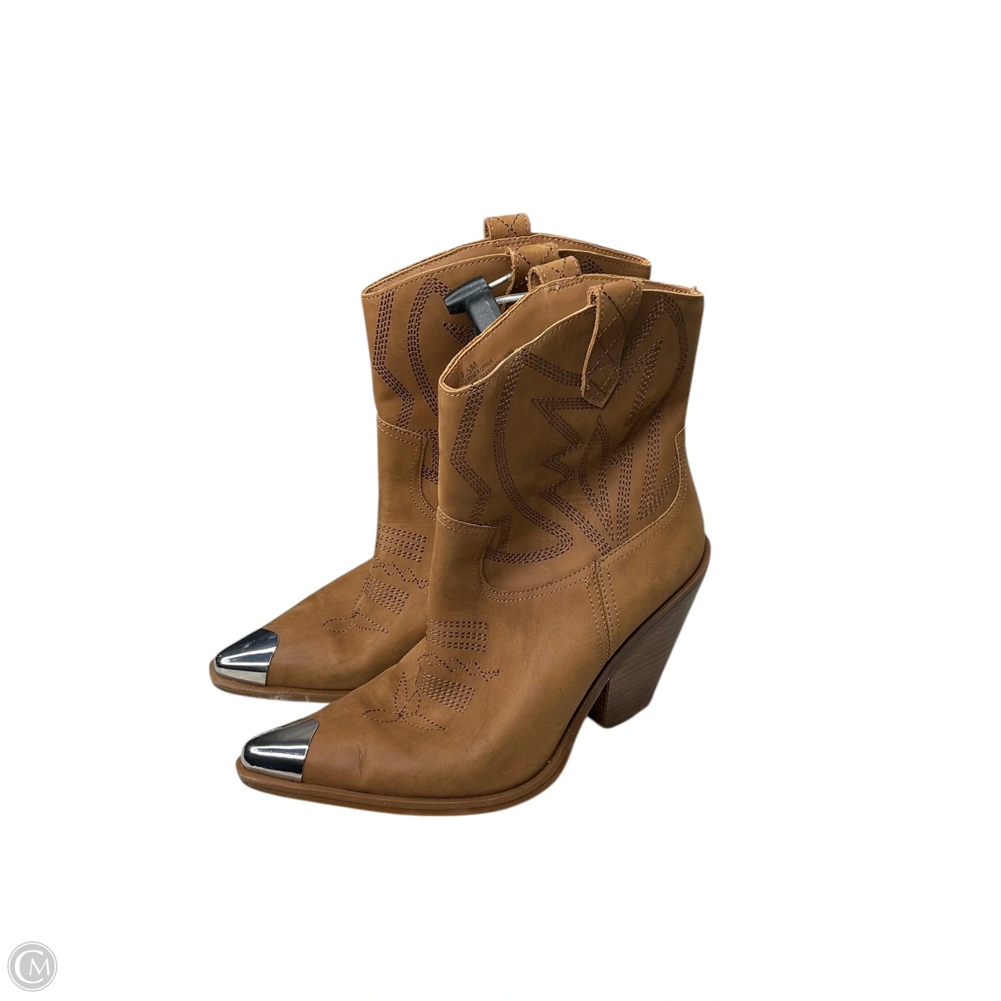 Boots Ankle Heels By Giani Bernini In Brown, Size: 7.5