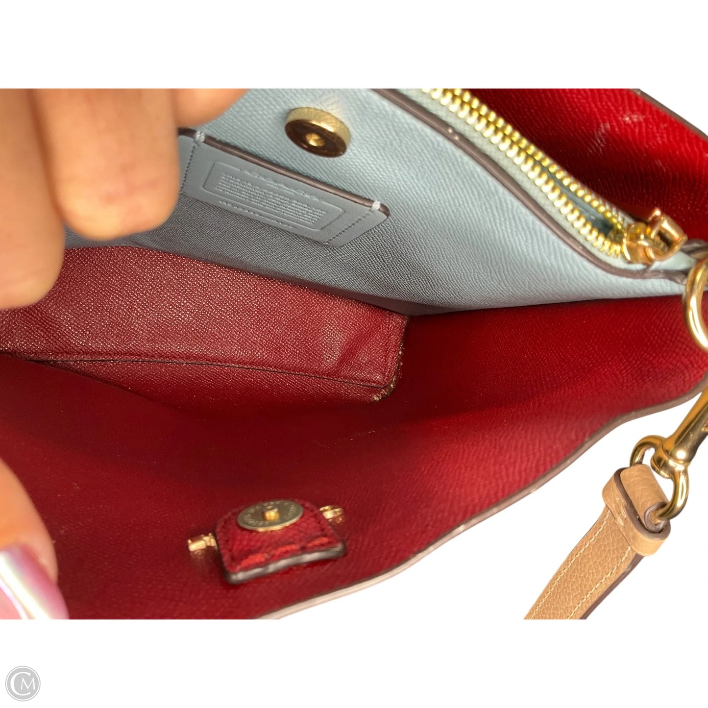 Crossbody Designer By Coach, Size: Medium