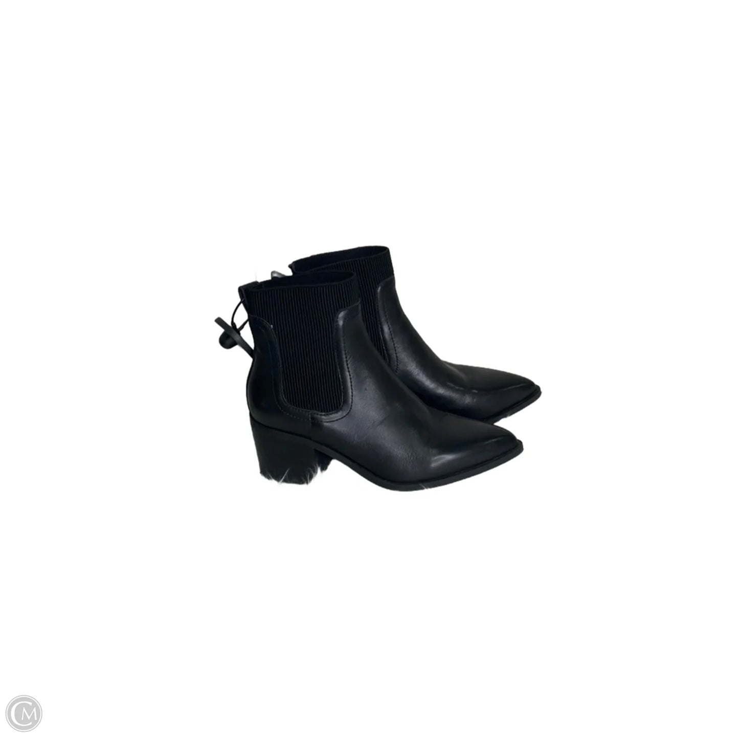 Boots Ankle Heels By Chelsea And Violet In Black, Size: 6.5