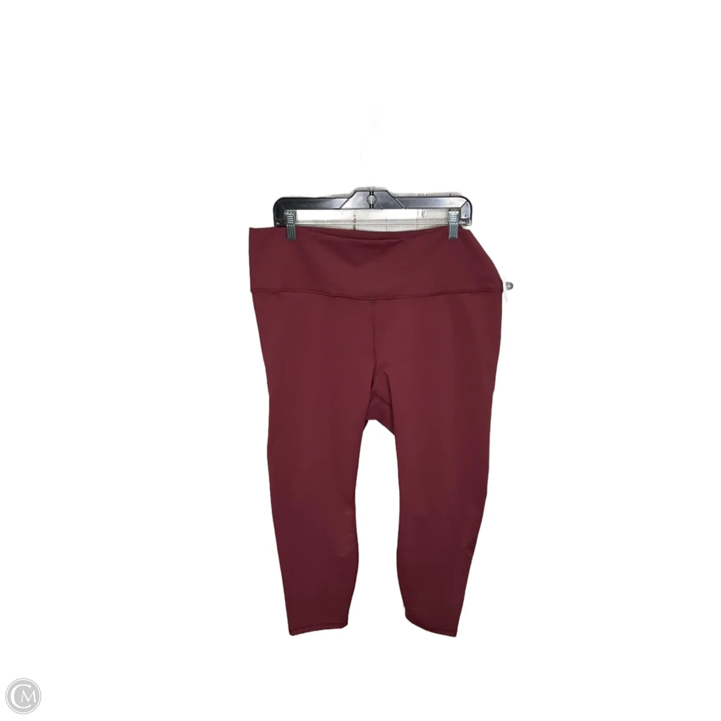 Athletic Leggings By Fabletics In Red, Size: 2x