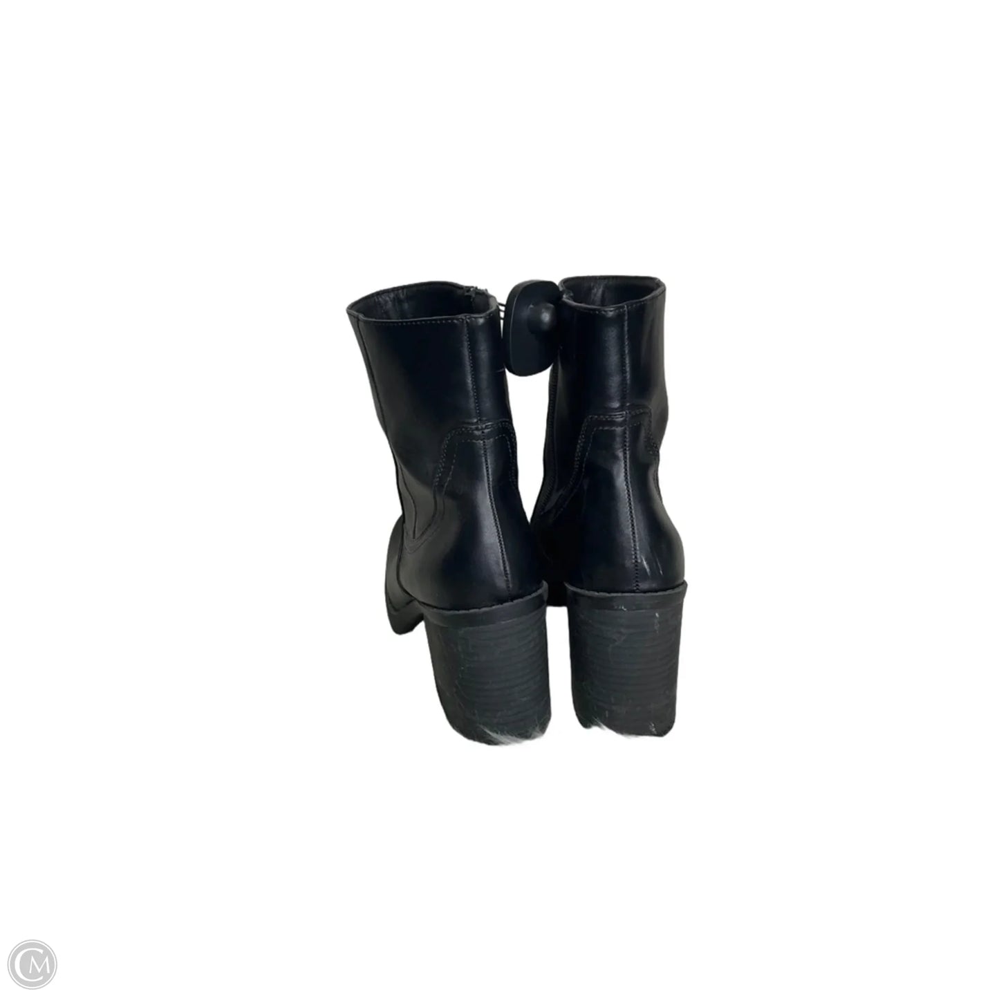 Boots Ankle Heels By Universal Thread In Black, Size: 9.5