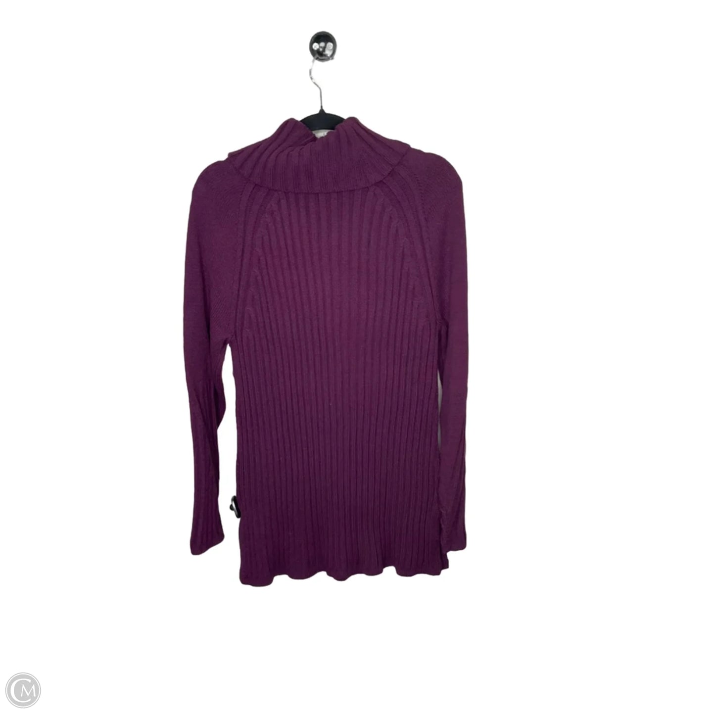 Sweater By Talbots In Purple, Size: L