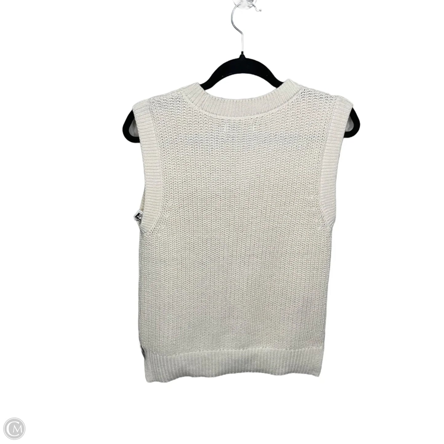Vest Sweater By Sonoma In Cream, Size: M