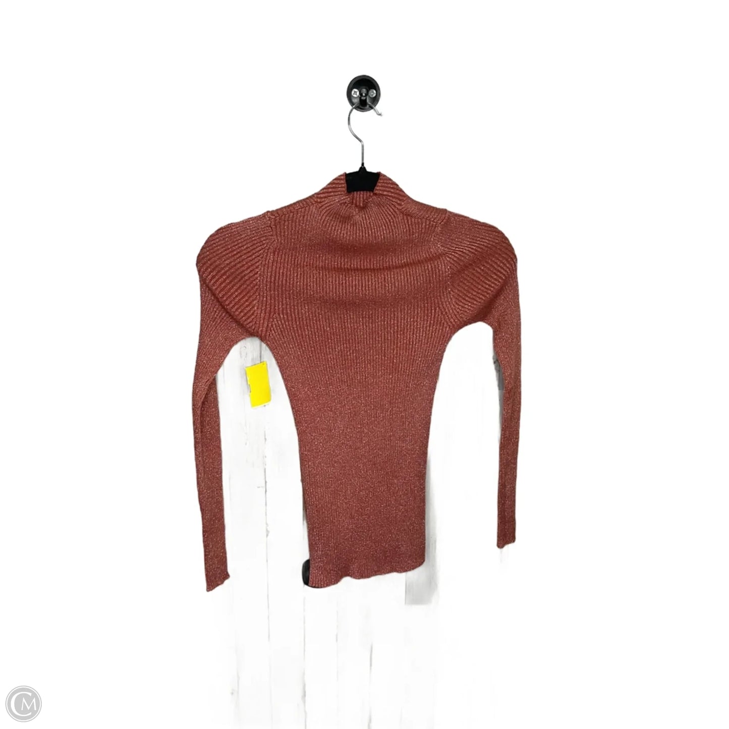 Top Long Sleeve By Sage In Pink, Size: S