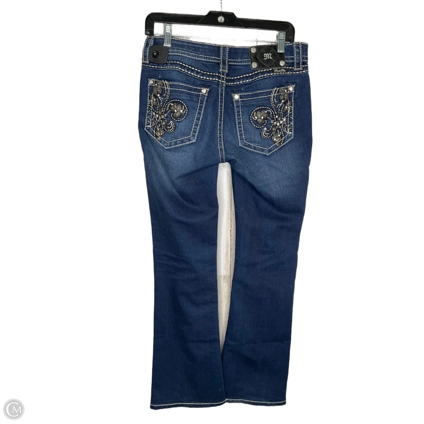 Jeans Boot Cut By Miss Me In Blue Denim, Size: 8