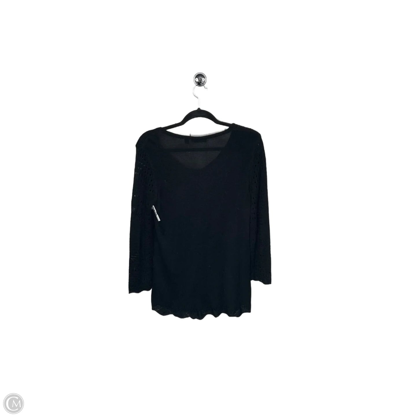 Sweater By Investments In Black, Size: L