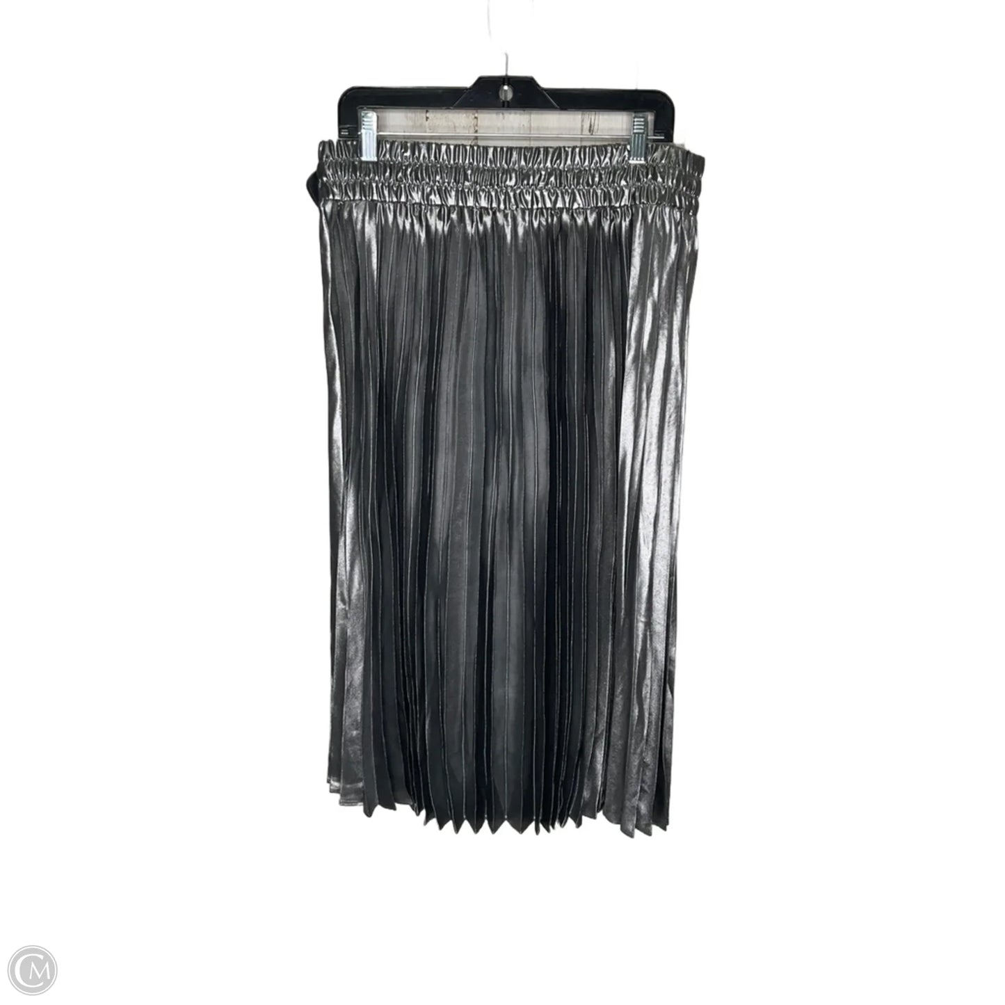 Skirt Maxi By Worthington In Silver, Size: Lp