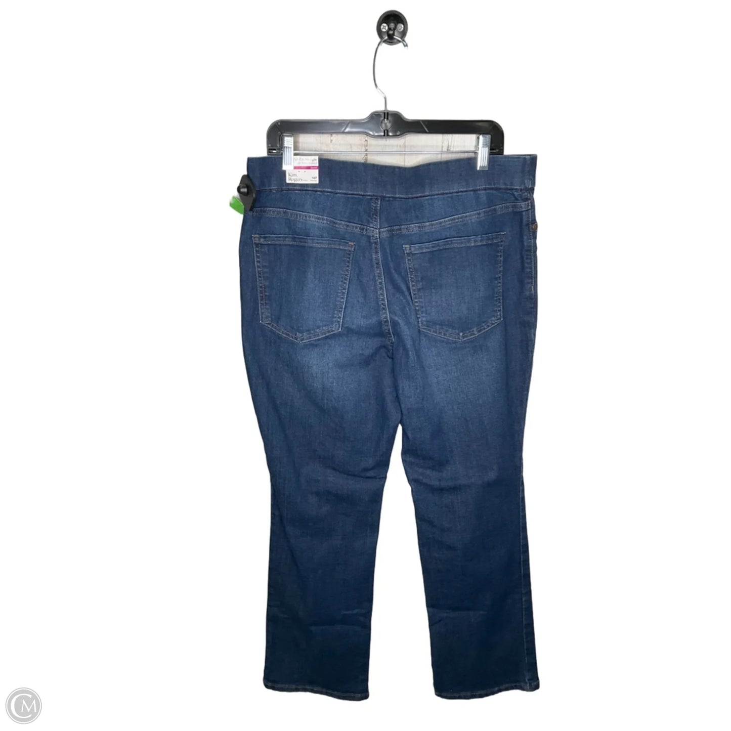 Jeans Straight By Kim Rogers In Blue Denim, Size: 14p