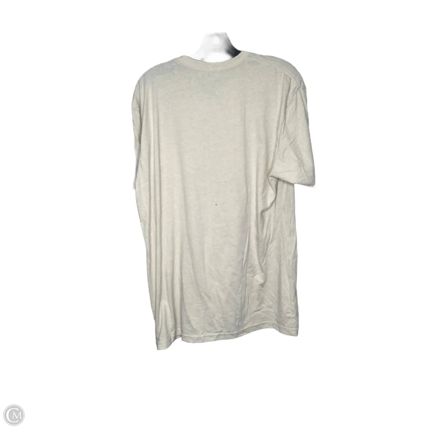 Top Short Sleeve By Next Level In Cream, Size: L