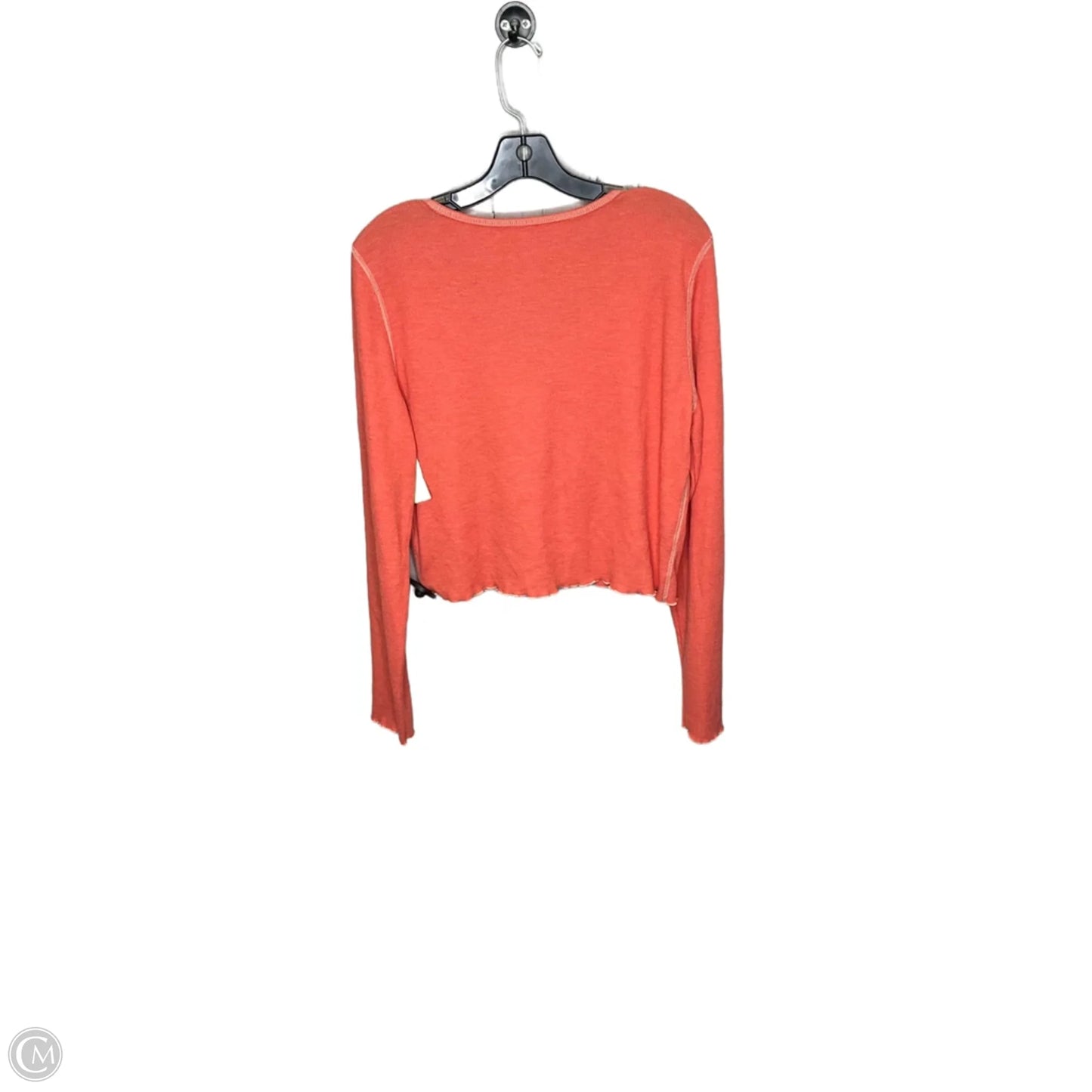 Top Long Sleeve By American Eagle In Orange, Size: Xl