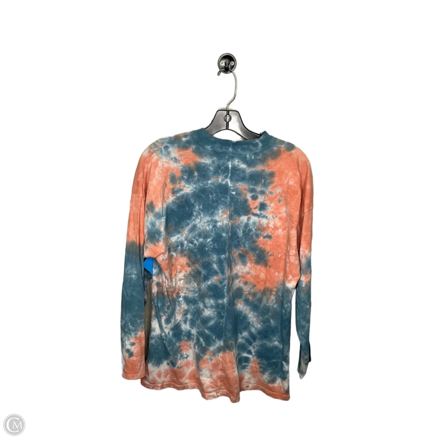 Top Long Sleeve By We The Free In Blue & Orange, Size: M