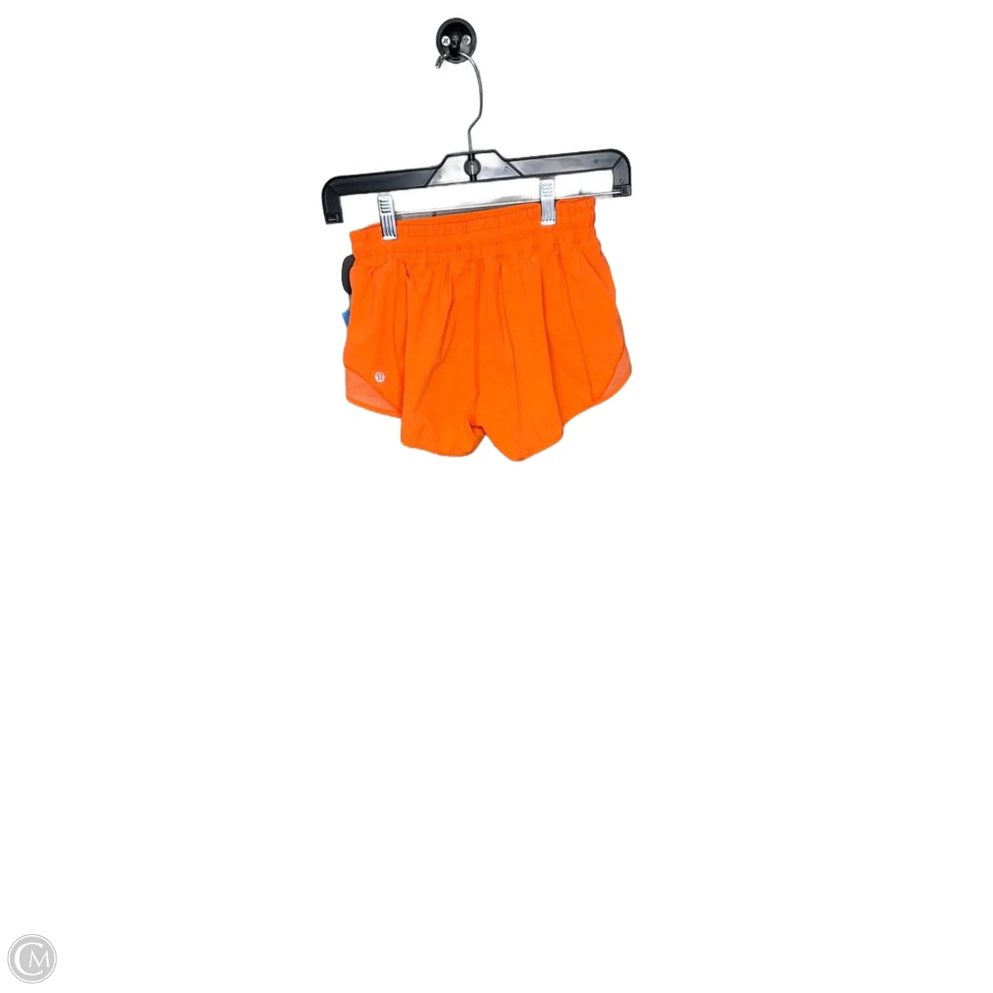 Athletic Shorts By Lululemon In Orange, Size: 4