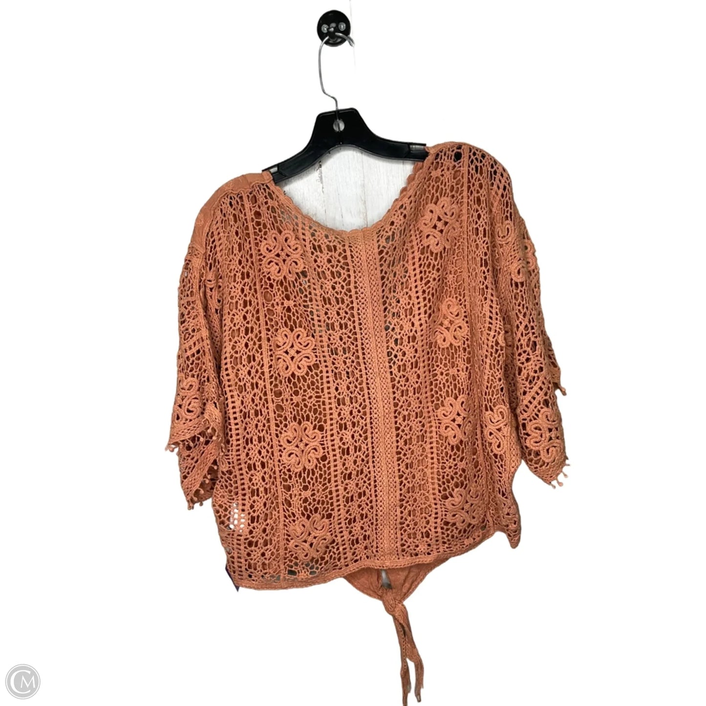 Top Short Sleeve By Democracy In Pink, Size: L