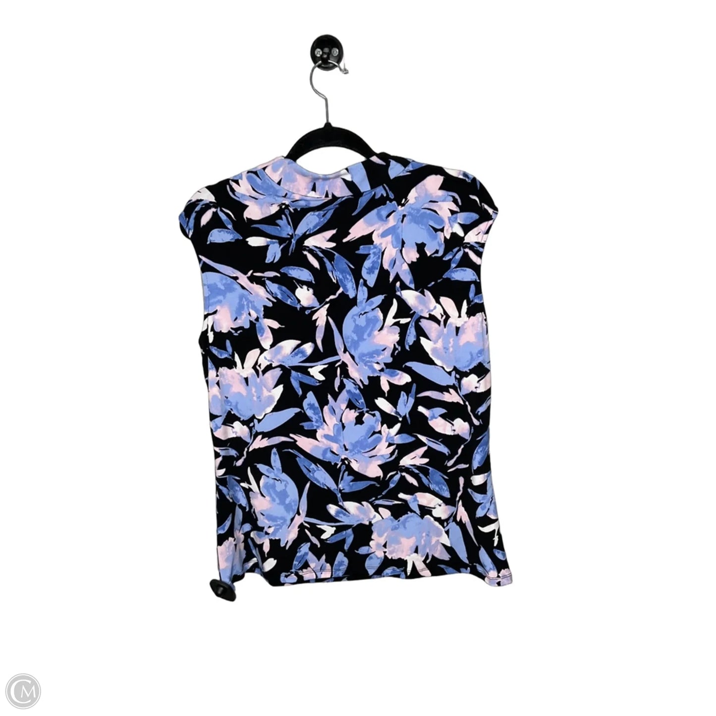 Top Sleeveless By Kasper In Pink & Purple, Size: L