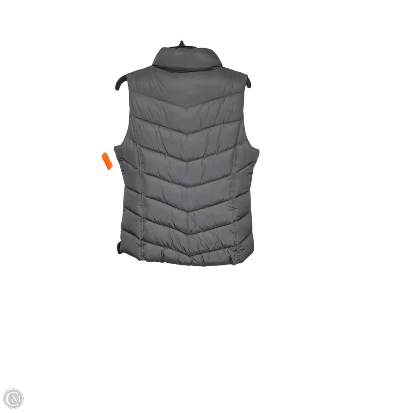 Vest Puffer & Quilted By Gap In Grey, Size: M