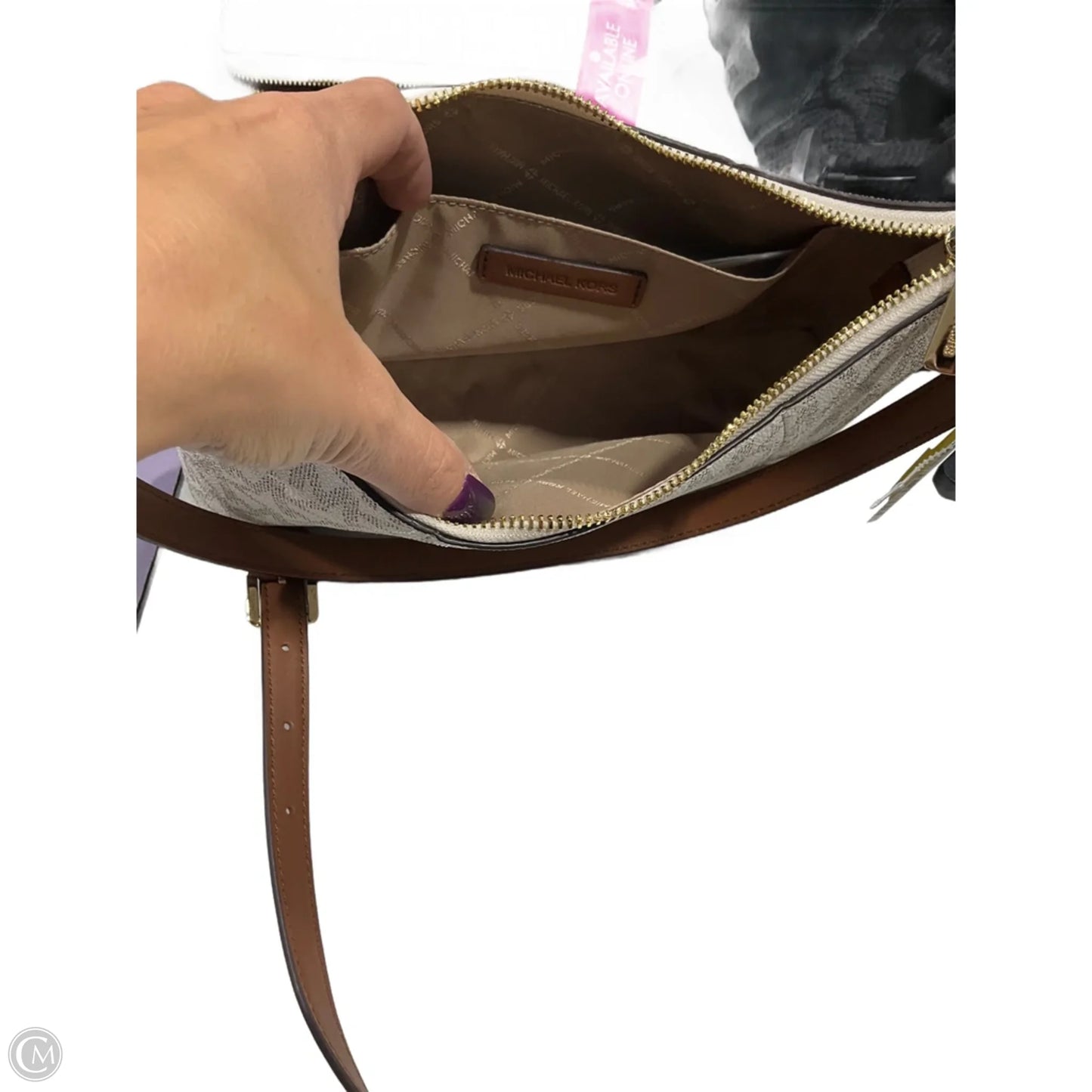 Handbag Designer By Michael Kors, Size: Medium