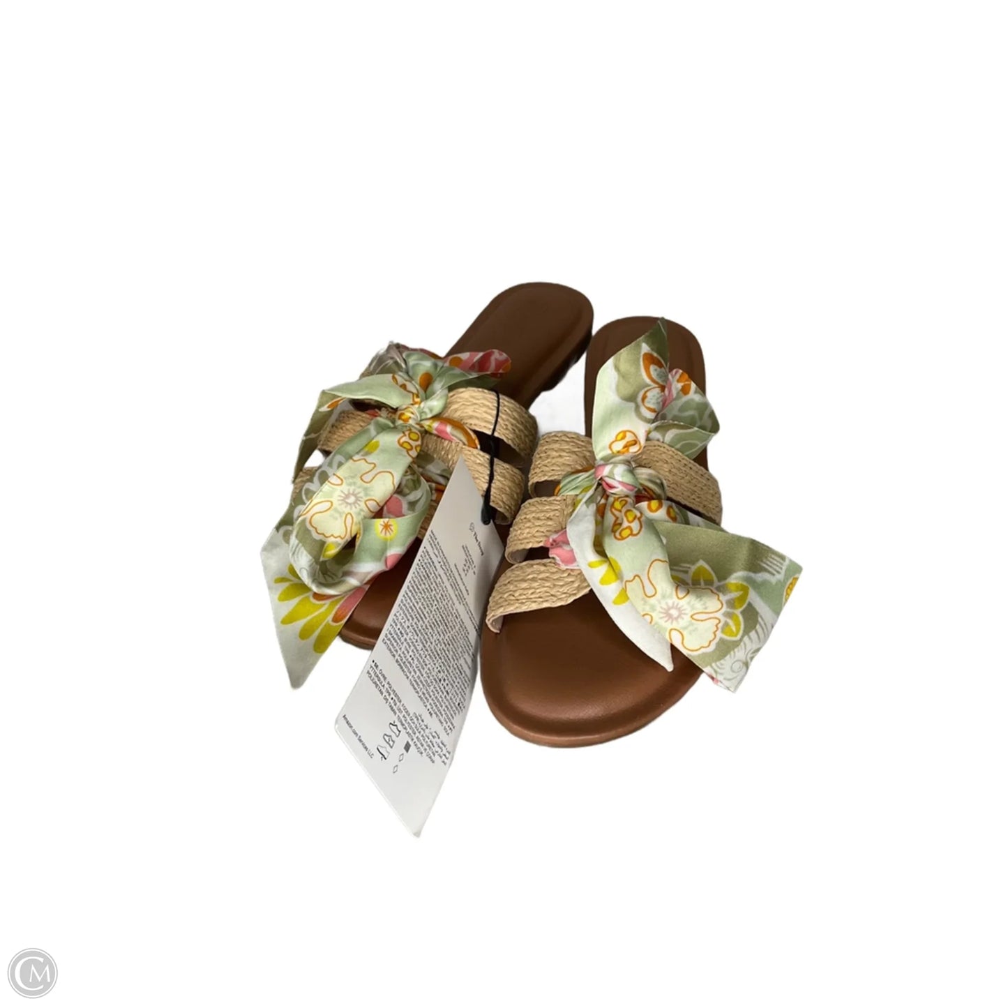 Sandals Flats By The Drop In Tan, Size: 8