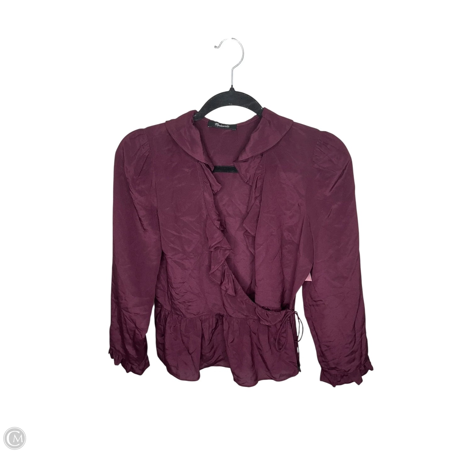 Top Long Sleeve By Madewell In Purple, Size: S