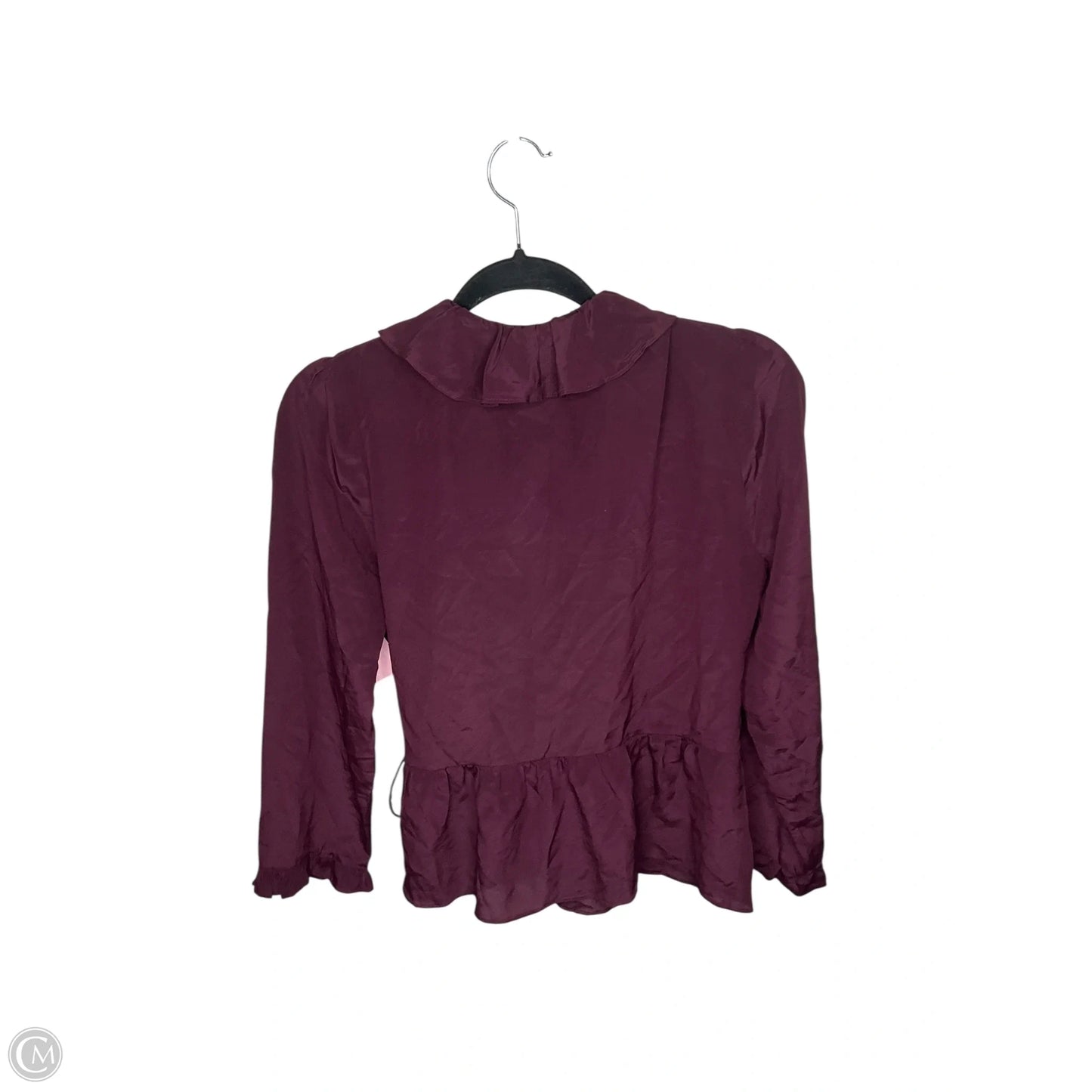 Top Long Sleeve By Madewell In Purple, Size: S