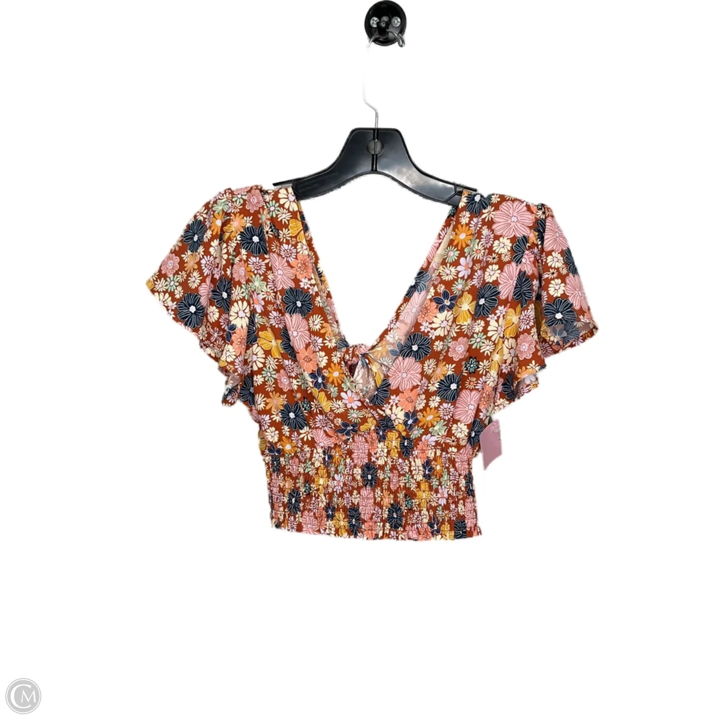 Top Short Sleeve By Altard State In Floral Print, Size: S