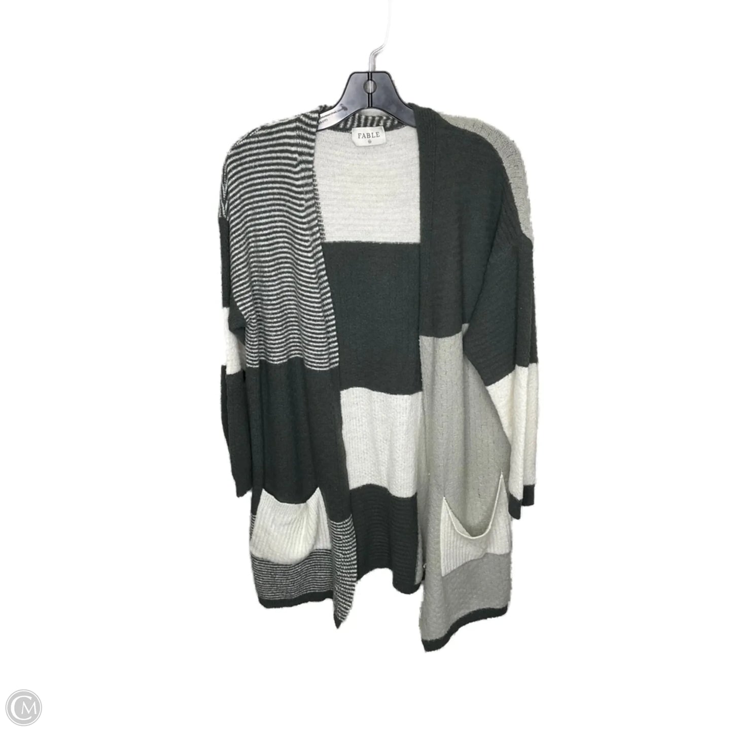 Cardigan By Clothes Mentor In Grey, Size: M