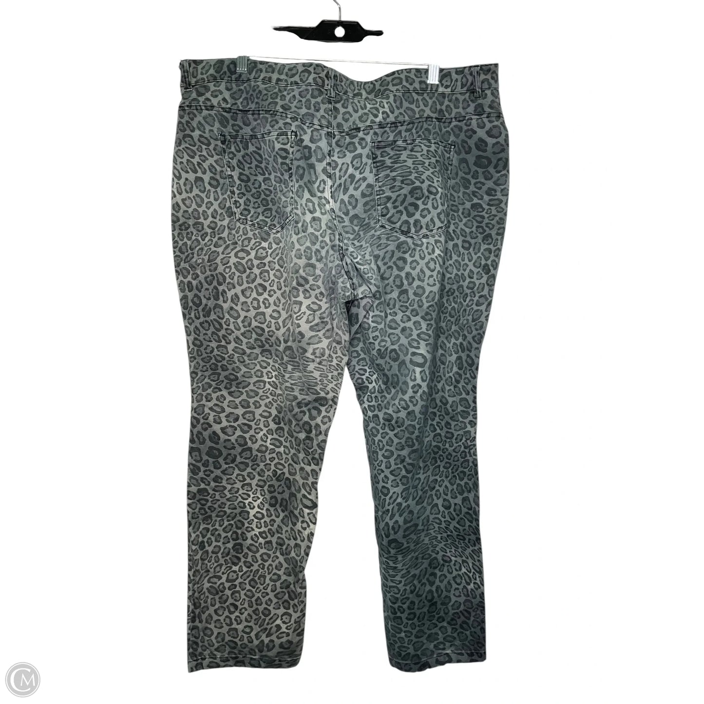Jeans Straight By Jones New York In Animal Print, Size: 20