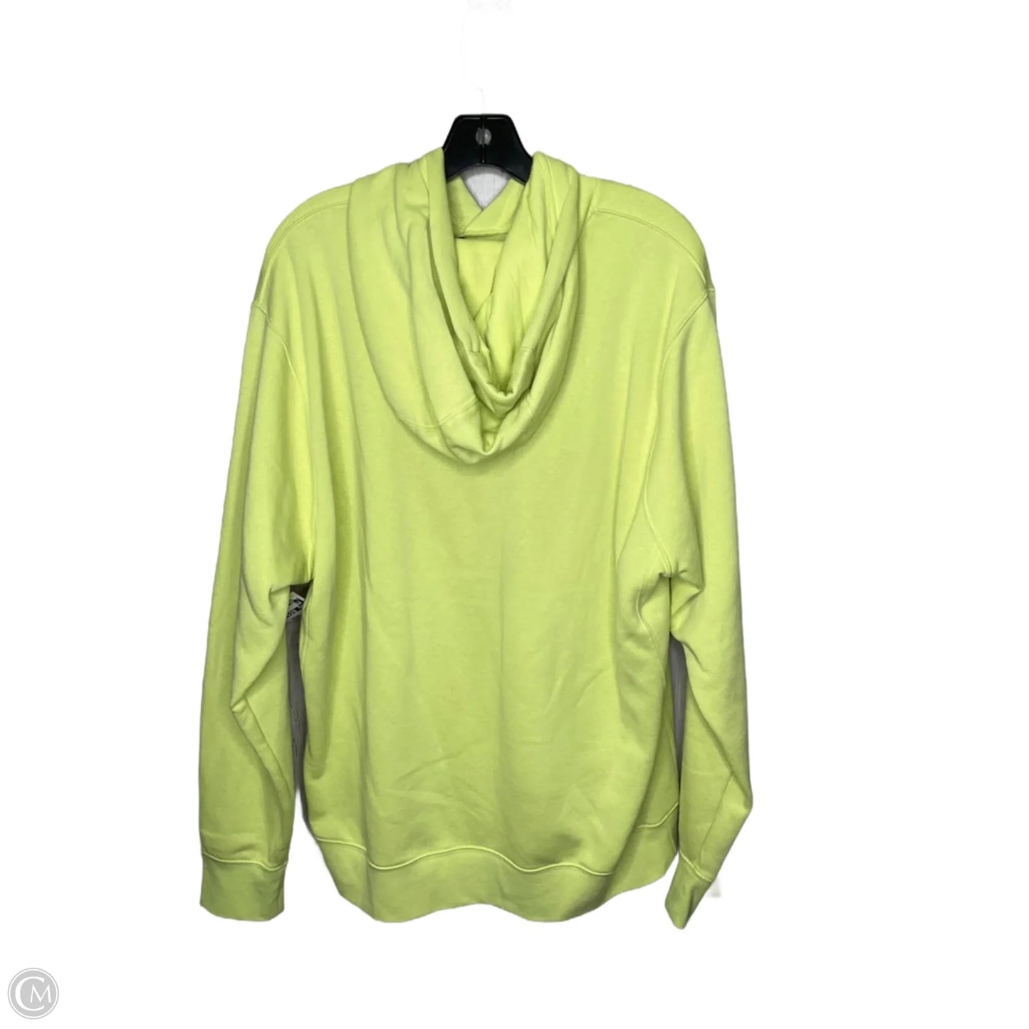 Sweatshirt Hoodie By Nike In Green, Size: L