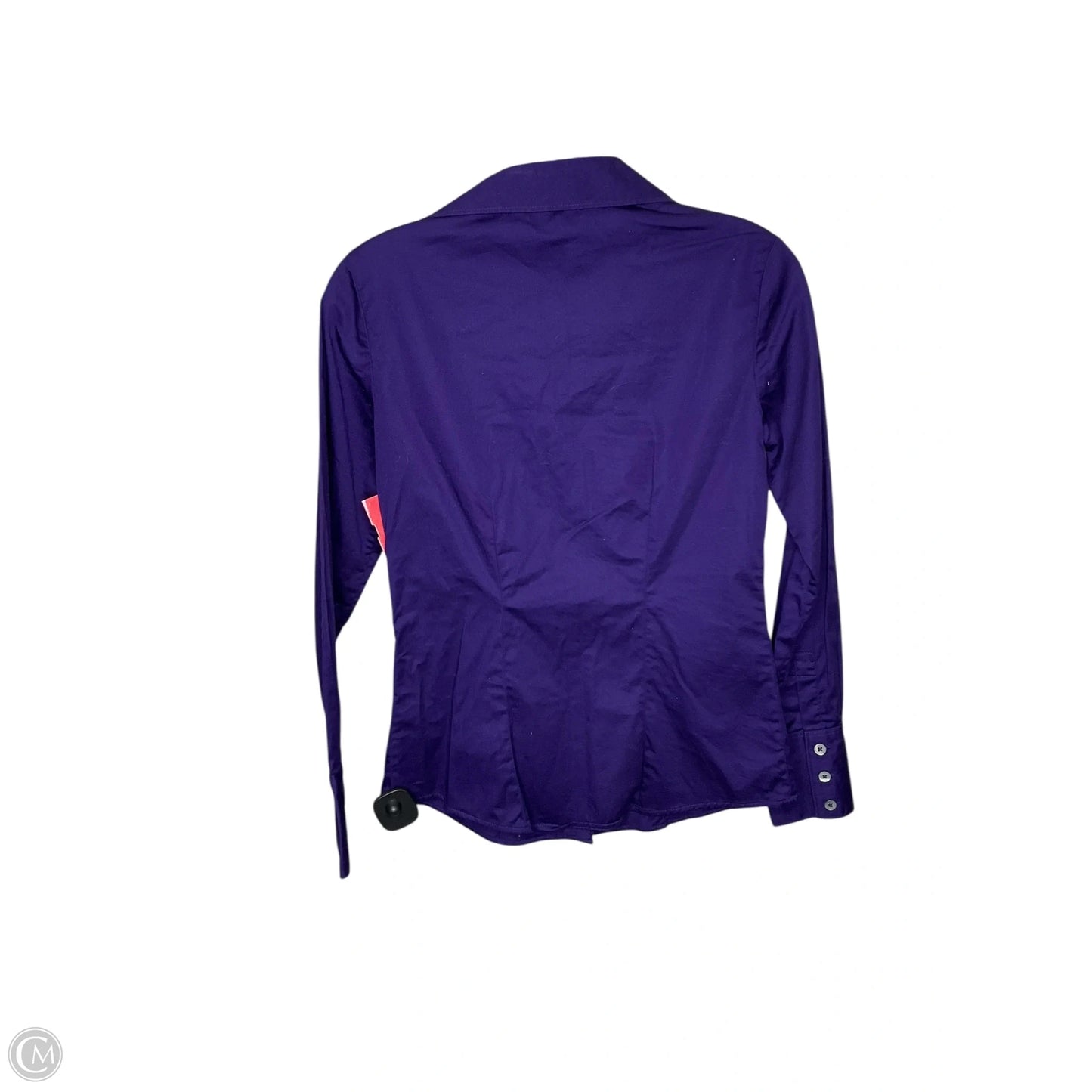 Top Long Sleeve By Banana Republic In Purple, Size: 4p