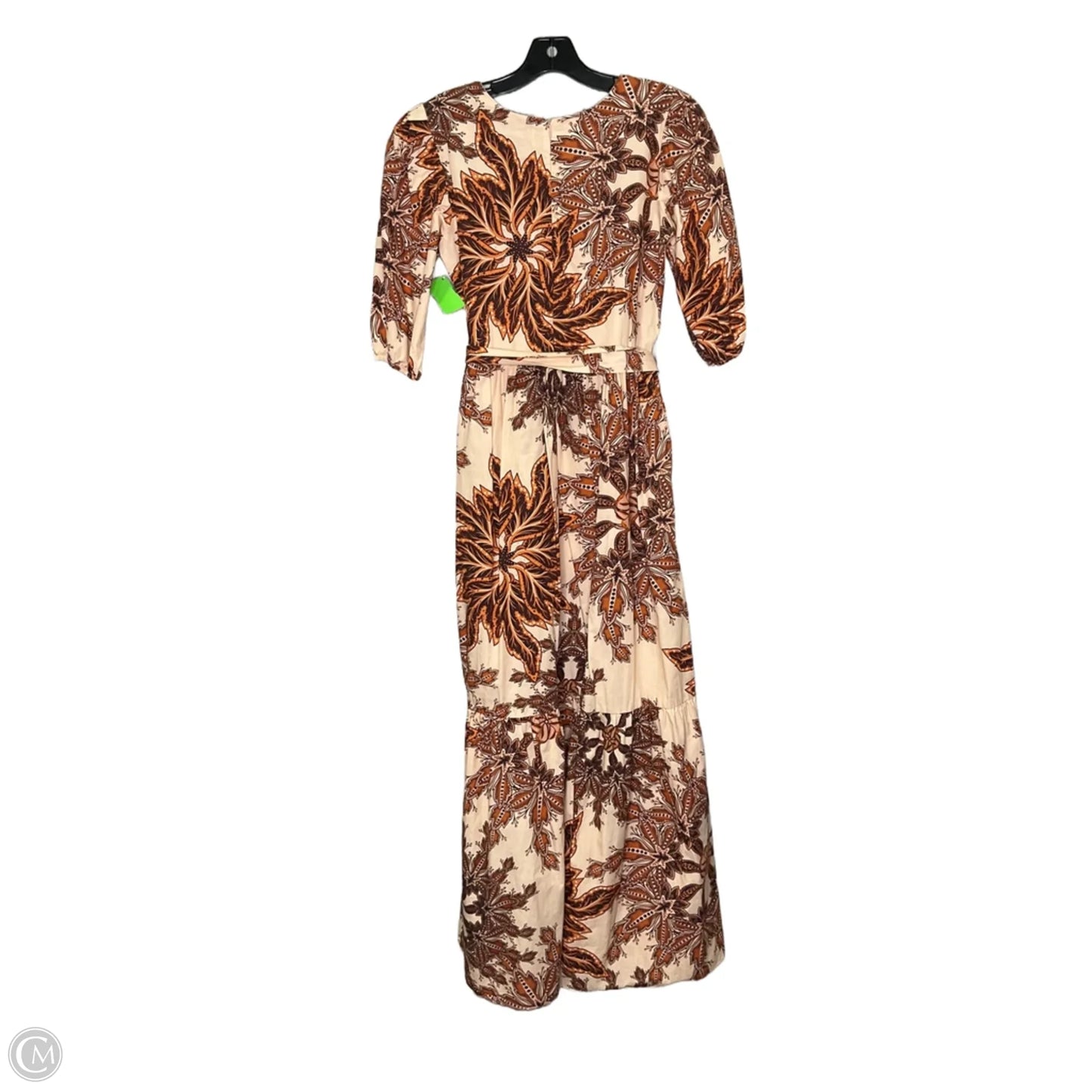 Dress Casual Maxi By Clothes Mentor In Beige, Size: Xs