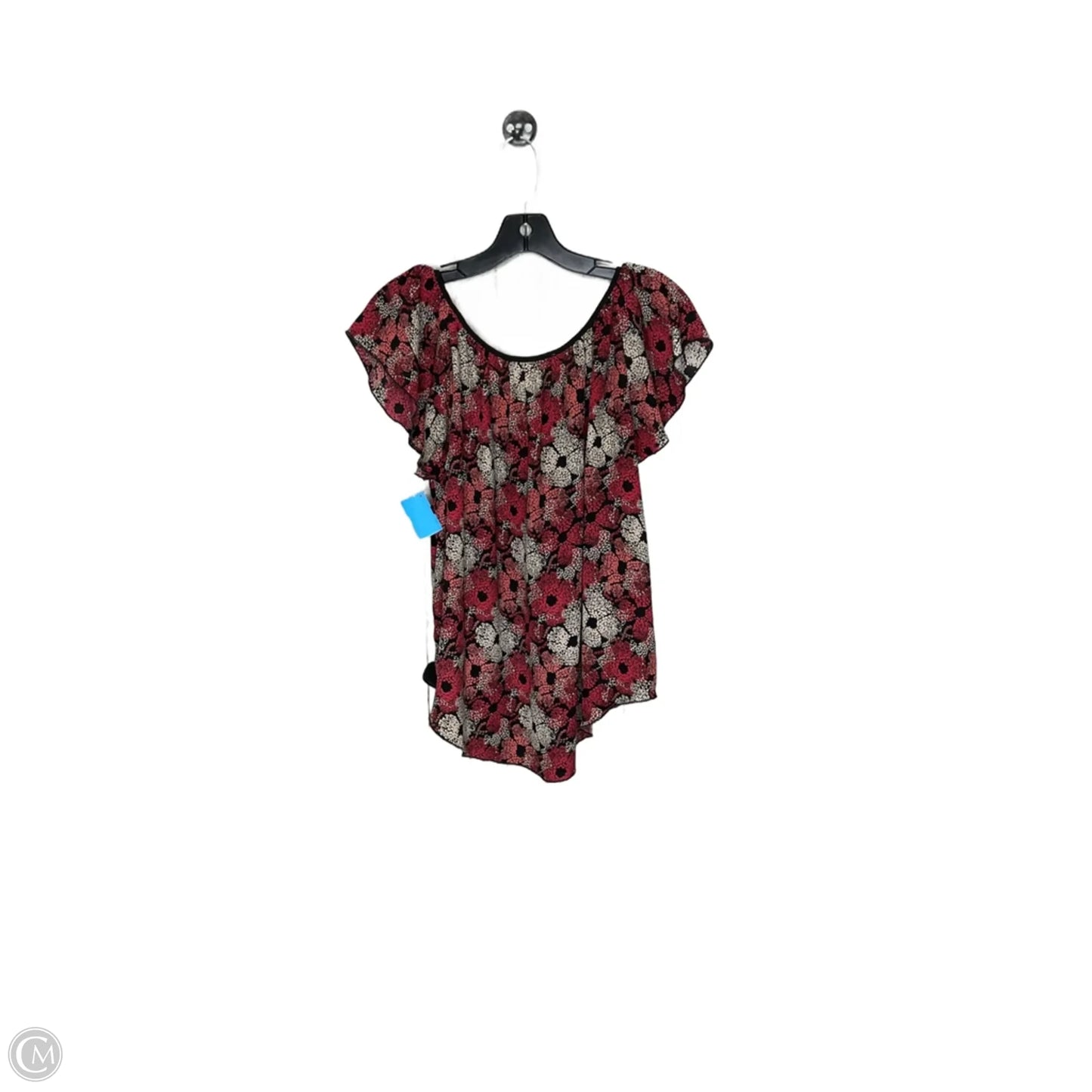 Top Short Sleeve By Philosophy In Floral Print, Size: S