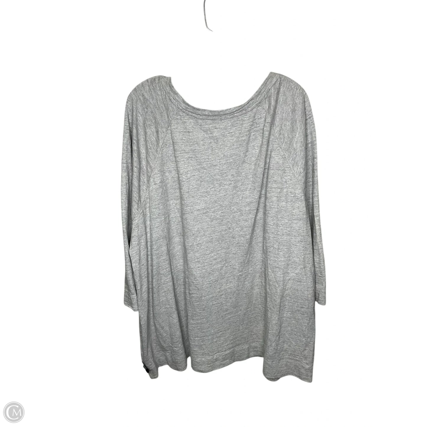 Top Long Sleeve By Loft In Grey, Size: 24